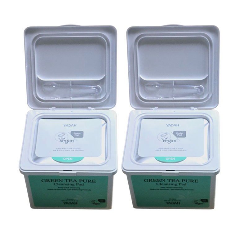 グリーンティーピュアクレンジングパッド60枚入2個
