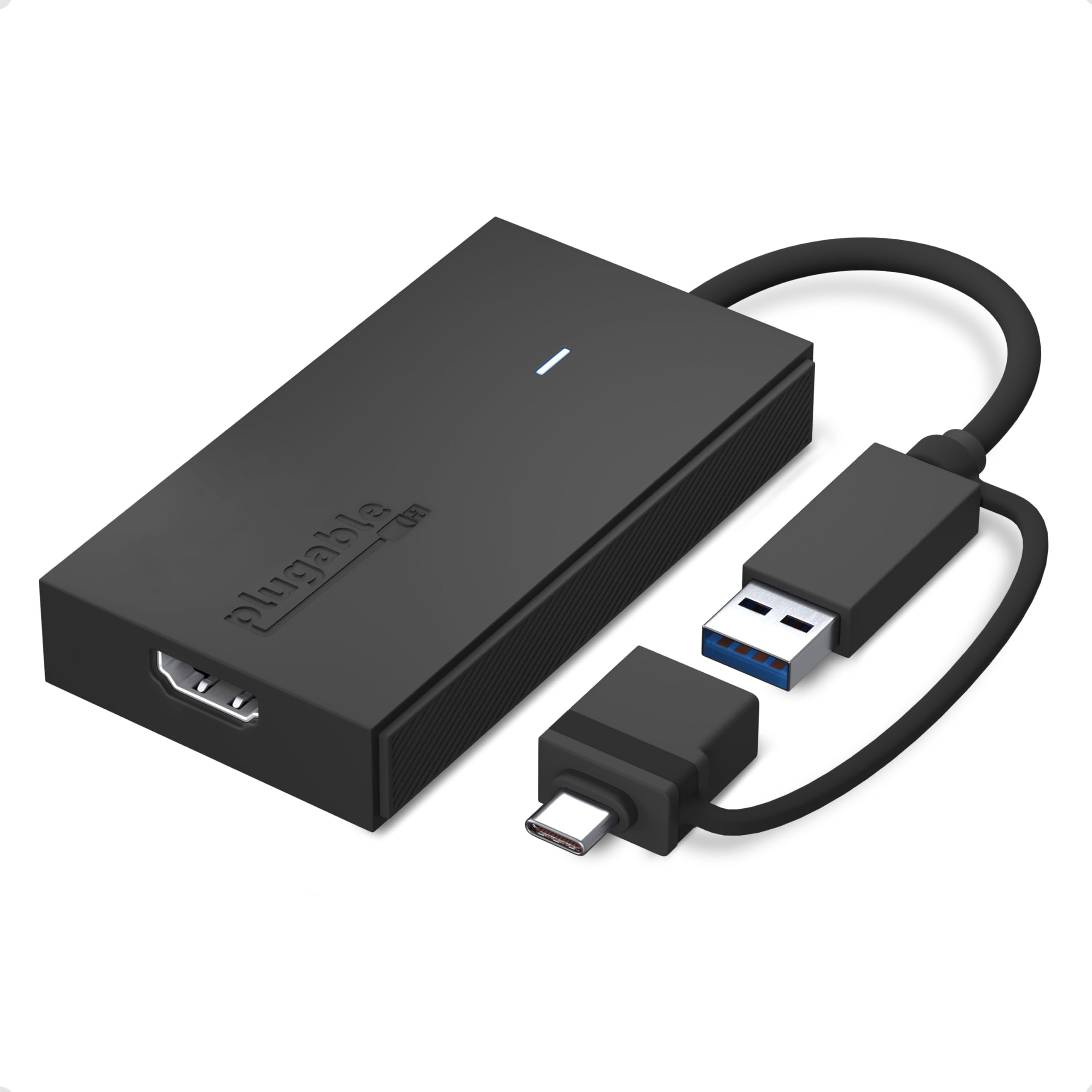 Plugable USB Type-C グラフィック変換アダプターUSB-C HDMI 用 Mac Windows 対応最大解像度 1080p@60Hz の外部HDMIモニターを接続可能