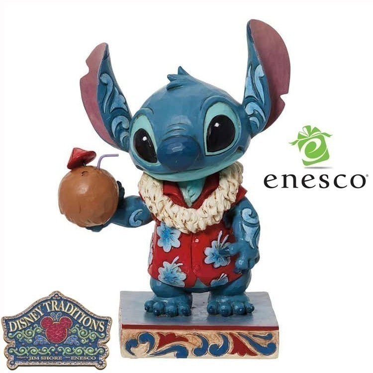 enesco(エネスコ) Disney Traditions スティッチ ハワイアンシャツ ディズニー フィギュア コレクション 人気 ブランド ギフト クリスマス 贈り物 プレゼントに最適
