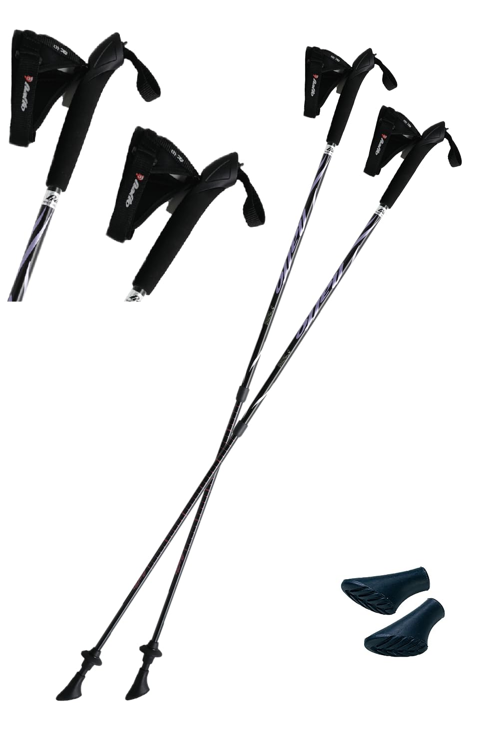 入門用 日本製 ツーポール14 軽量 伸縮 アグレッシブスタイル 左右各1本 2本セット 歩行 NWP-2140808 ヨーロッパスタイル ノルディックウォーキング ウォーキングポール 初心者向けポー