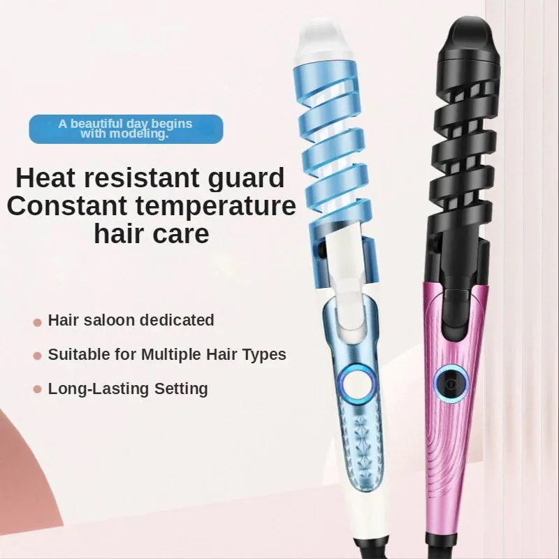 新品使用シンプルなヘアスタイリングツール自動巻き カーラークリンパー波水の波紋ロール髪のツール ミニヘアアイロン 両用