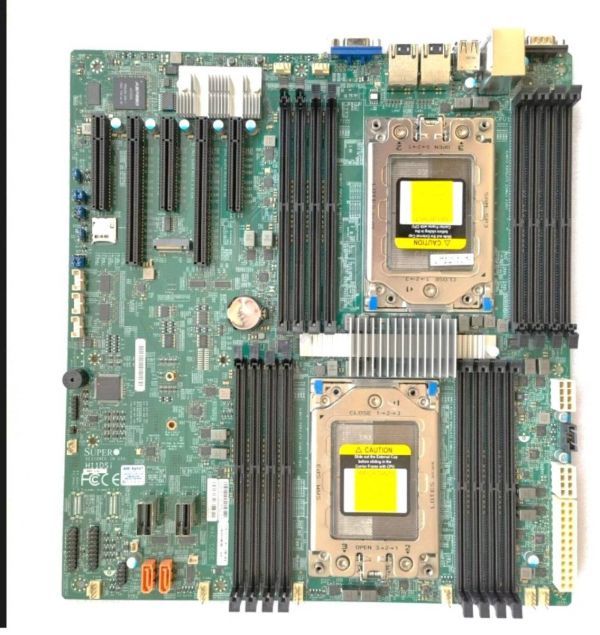 Supermicro H11DSi Socket SP3 Motherboard+AMD EPYC 7281 CPU 2個+CPUクーラー 2個付 セット