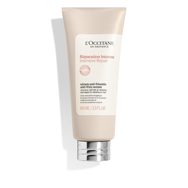 ロクシタン(LOCCITANE) インテンシヴリペア ヘアミルクセラム 100mL (洗い流さないヘアトリートメント) ファイブハーブス リペアリングヘアミルクセラムがパッケージを変えてリニューアル