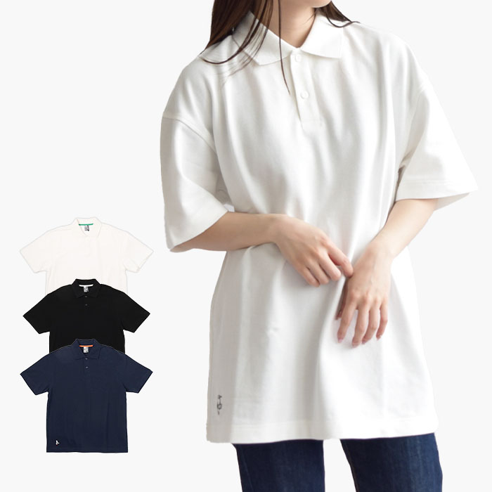 トップス ポロシャツ Oversized Booby Polo Shirt オーバーサイズドブービーポロシャツ メンズ レディース ユニセックス 綿 春 夏　CH02-1212