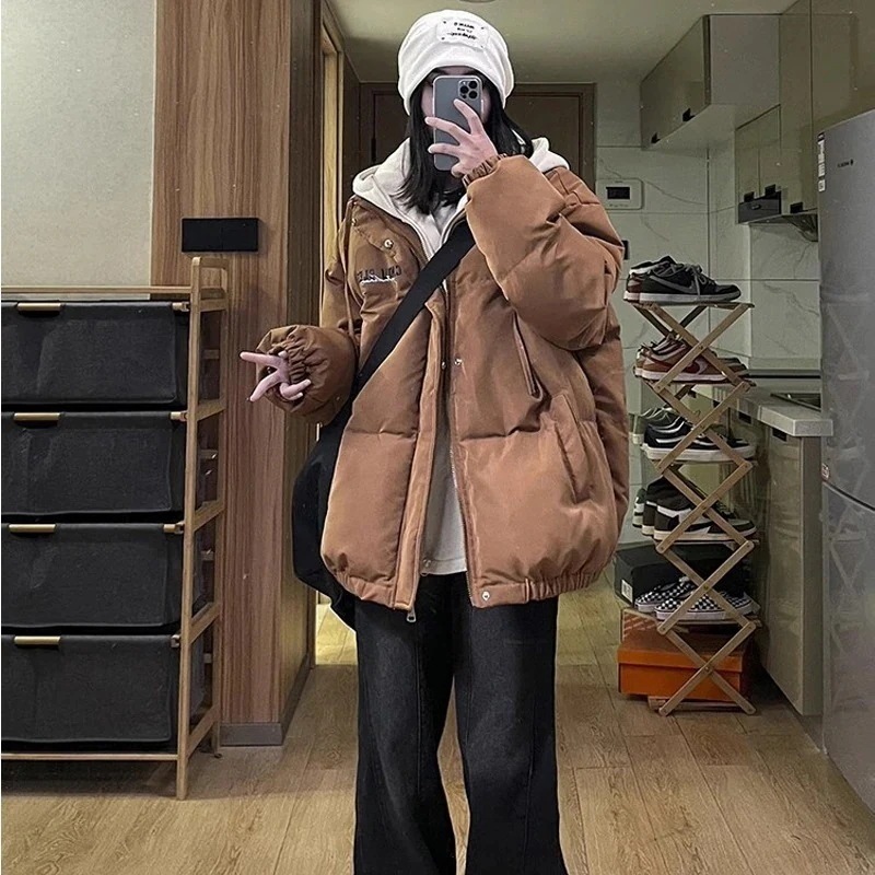 秋冬服 アウター ニット デニム おしゃれ 百掛け キャンパス風 韓国ファッション トップス アウターウェア