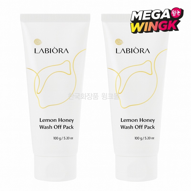 [1+1] シーズン2 レモンハニーウォッシュオフパック 100g 2個 洗浄タイプ 保湿感 ハリ感 毛穴ケア 角質ケア ツヤ肌