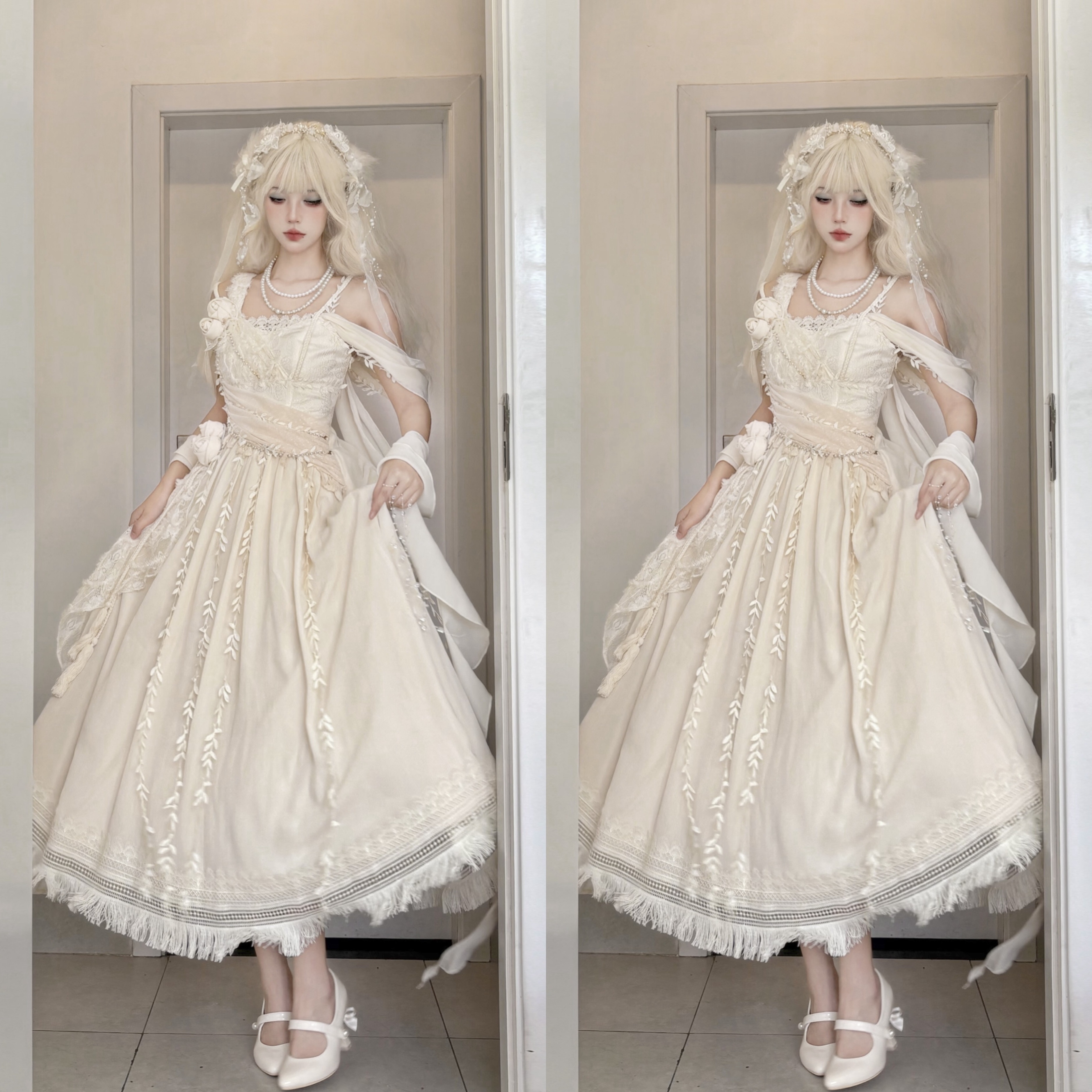 正規人柄墨特爾lolitaギリシャワンピース放浪ロリータ 9,348円