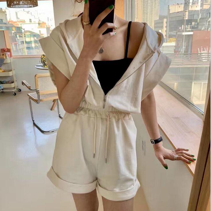【即納】ワンピース サロペット ビジネス 薄手 入学式 結婚式 パンツドレス ショートパンツ ワイドパンツ 夏新作オールインワン3ＣＯＬＯＲレディースガウチョパンツ