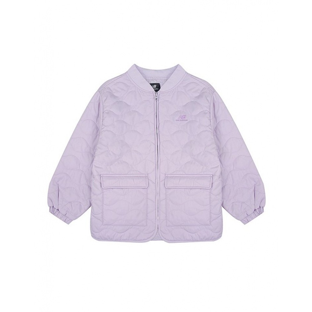 ニューバランスジュニア NB ニューバランスキッズキルトキッズジュニアパッド入りジャンパーパーパーパープル NK9QDB101U-76