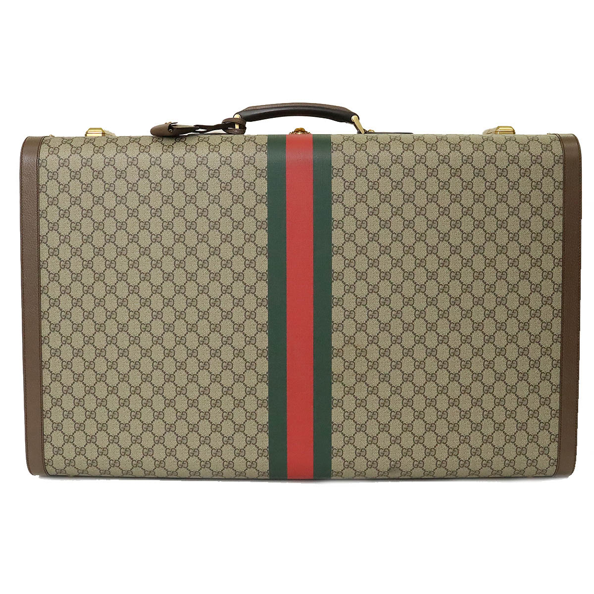 ウェブストライプ付き GUCCI SAVOY エクストララージ スーツケース トランクケース ハードケース トラベル インテリア 60376