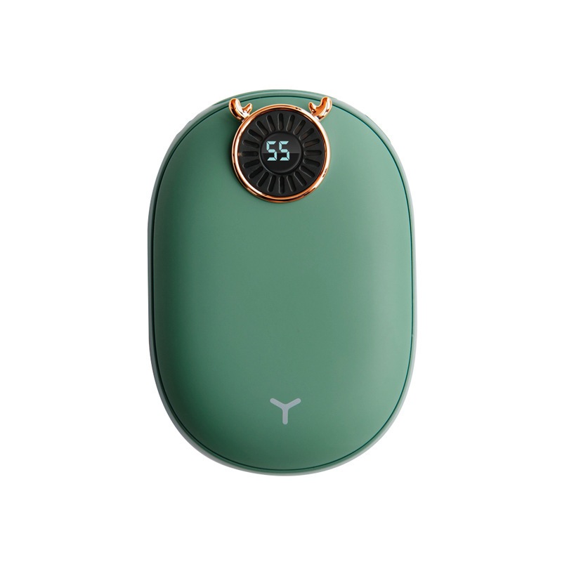 暖かい手の宝ひもの移働電源10000ミリの容量のスマート数表示USB充電カイロ