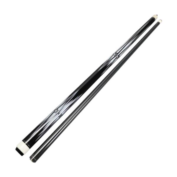 1/2スプリットビリヤードキュービリヤードスティックポータブルファッション木製プールスティックスヌーカーキューゲームホームバー初心者のスターター