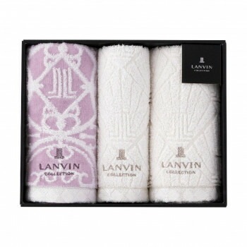 ランバン フェイス/ウォッシュタオルセット パープル 22709-23940-600 4080-054