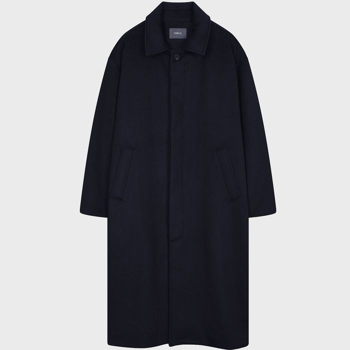 【FLAREUP】 OVERSIZED WOOL BALMACAAN LONG COAT : NAVY 27,602円