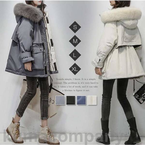 中綿コート 中綿ジャケット レディース 冬 秋 厚手 暖かい 保温 防寒 秋冬 ダウンコート フェイクダウン アウター ジャケット フード ゆったり