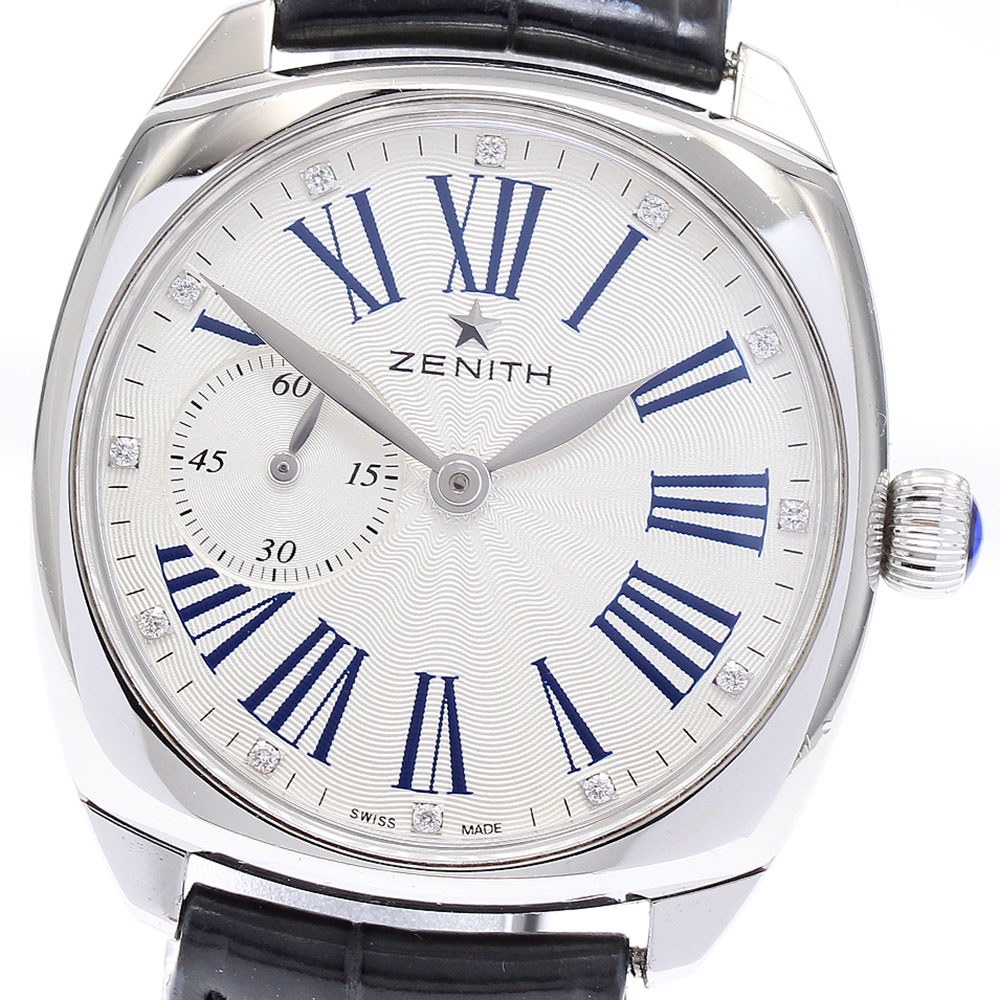 ゼニス ZENITH 03.1970.681 ヘリテージ スター 12Pダイヤ 自動巻き レディース 箱・保証書付き_870797【中古】