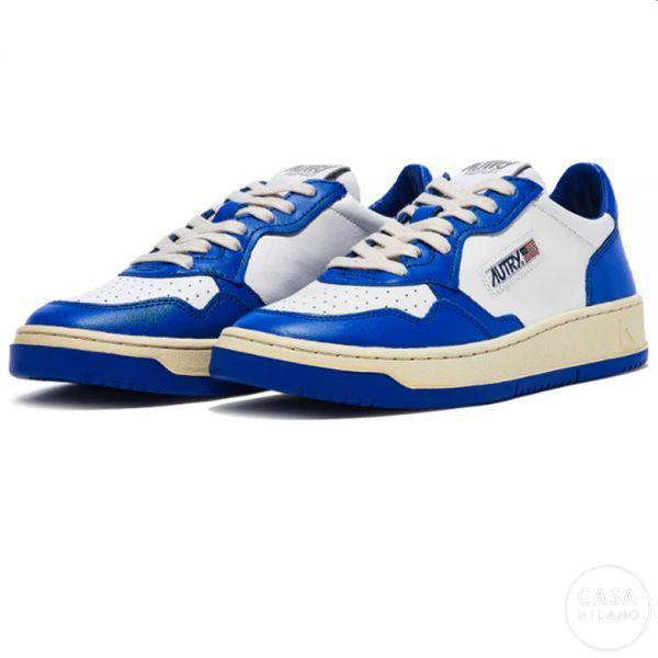 オートリーメダリストローメンズスニーカーブルー1 AULM WB15