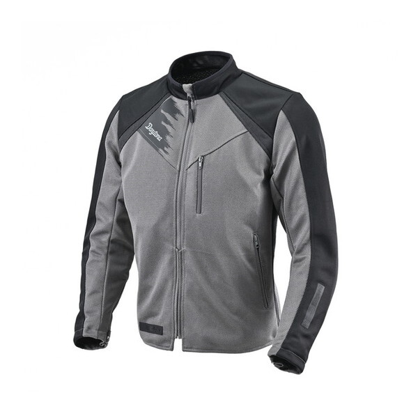 D49747 (Daytona) バイク用 ジャケット 春夏 CE規格 ソフトプロテクター付属 メッシュ スピードエアフルメッシュジャケット DJ-024 シルバー Mサイズ