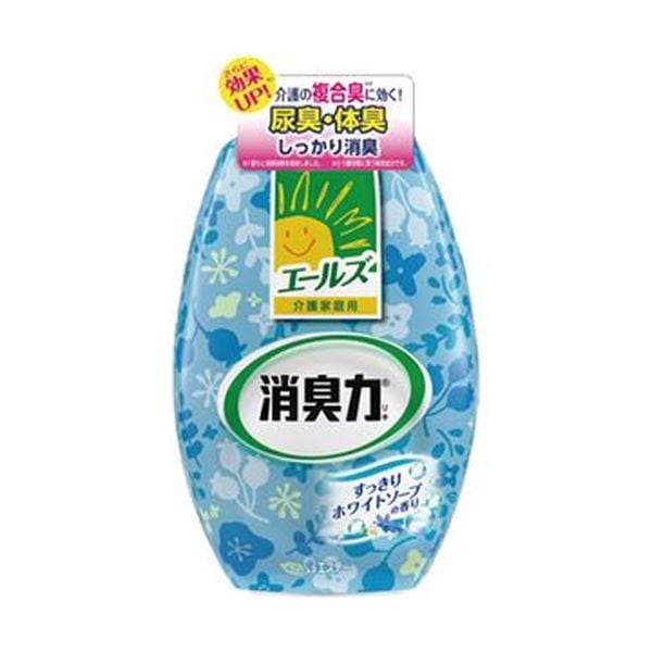 （まとめ）エステー エールズ 消臭力 部屋用ホワイトソープ 400ml 1個(×20セット)
