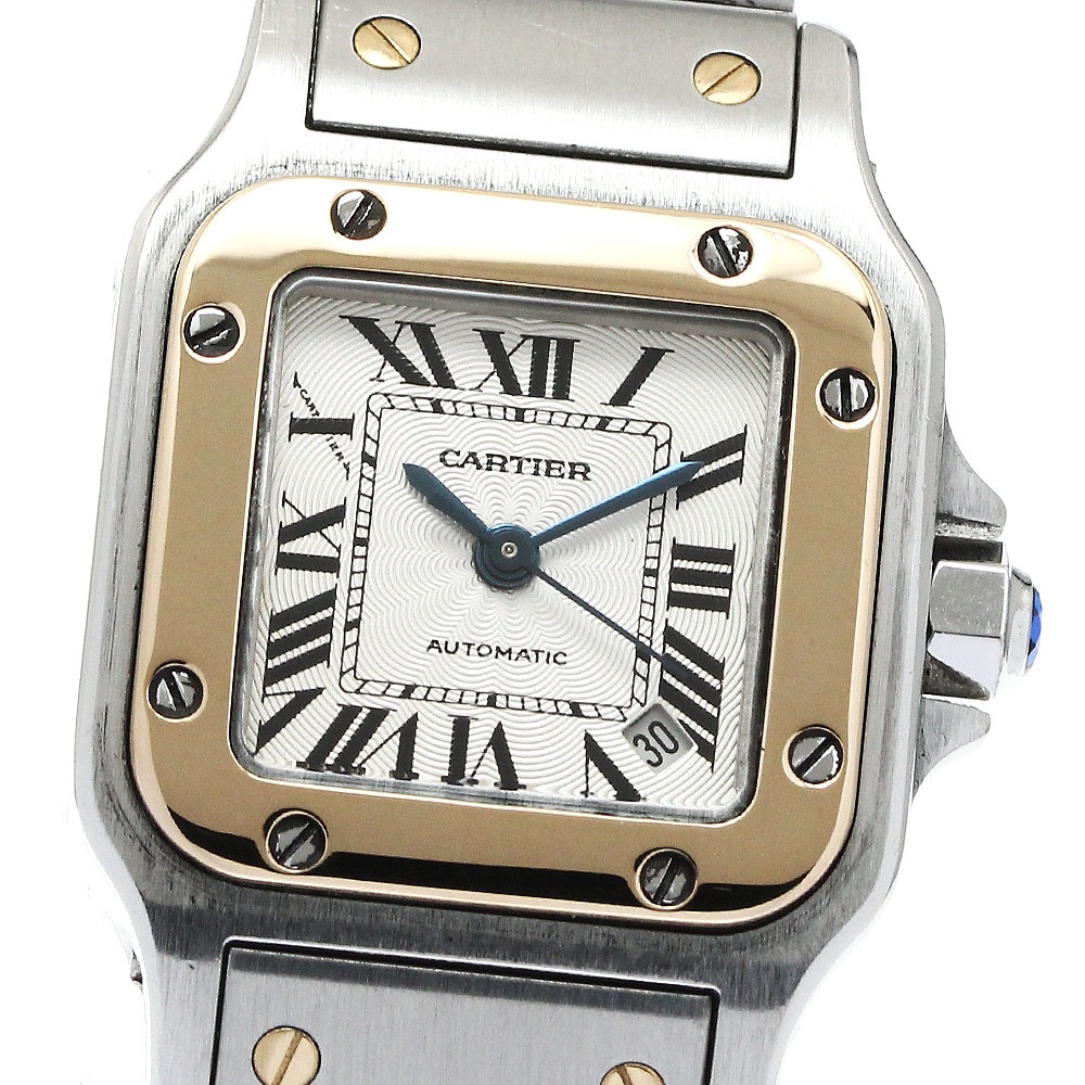 カルティエ CARTIER W20057C4 サントスガルべSM YGコンビ 自動巻き レディース _879907【中古】 270,990円
