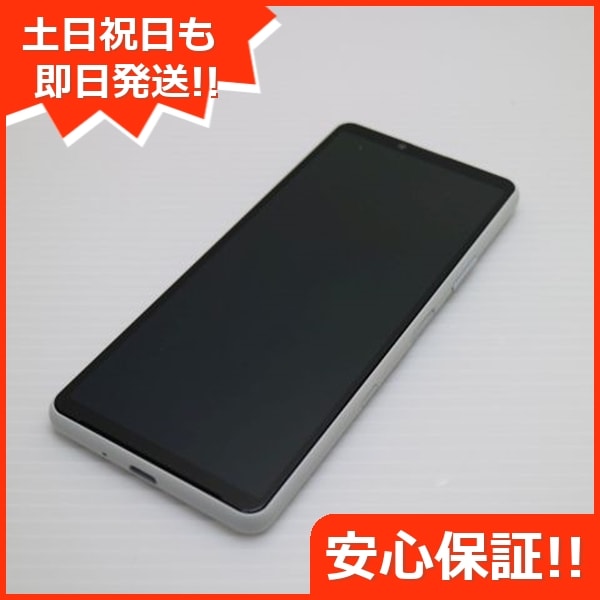新品同様 Xperia 10 III SOG04 ホワイト 白ロム 本体 即日発送 土日祝発送OK 154