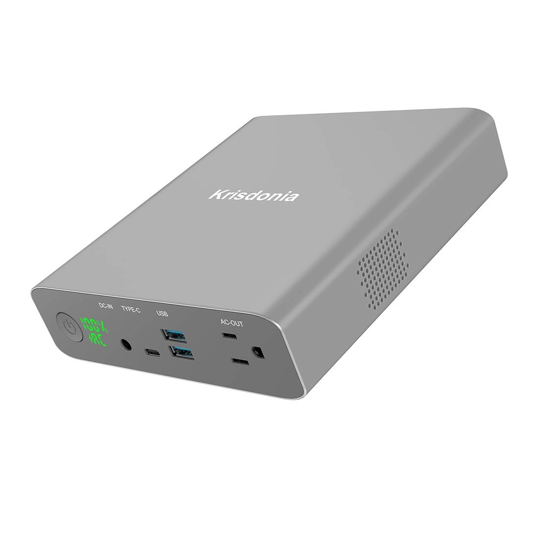 Krisdonia ポータブル電源 27000mAh/130W 大容量 モバイルバッテリー（AC出力 QC3.0 USB ポート USB-C）予備電源 i Phone/MacBook/ノートPC 等対 24,975円