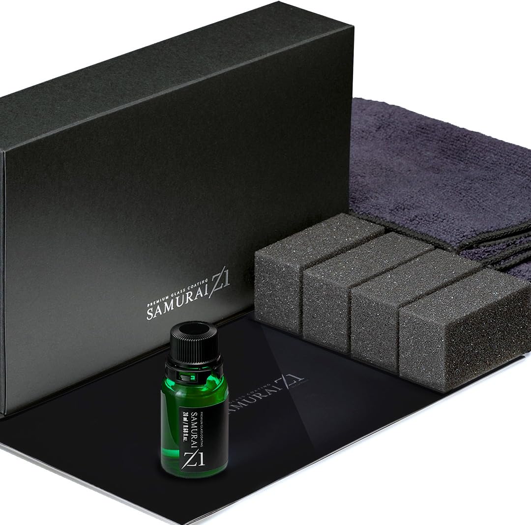 SAMURAI Z1 未塗装樹脂 5年耐久 ガラスコーティング【 樹脂パーツ 復活 ブラック 劣化防止 汚れ防止 超耐久 超撥水 車 バイク 】