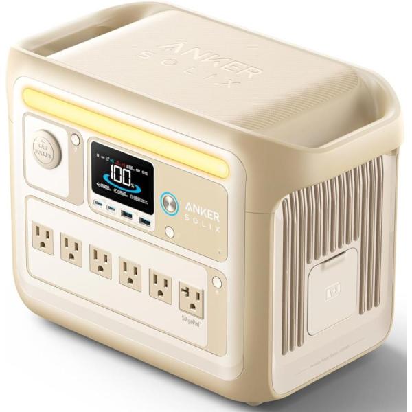 アンカー ポータブル電源 Solix C1000 Portable Power Station A1761521 ベージュ アウトドア キャンプ Anker