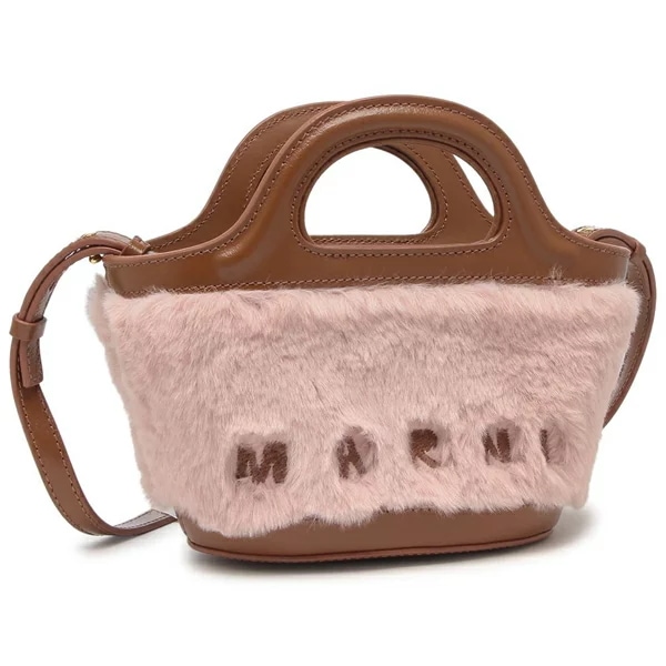 ハンドバッグ ショルダーバッグ トロピカリア マイクロバッグ フェイクファー ピンク レディース BMMP0067U0 P8681 00C09