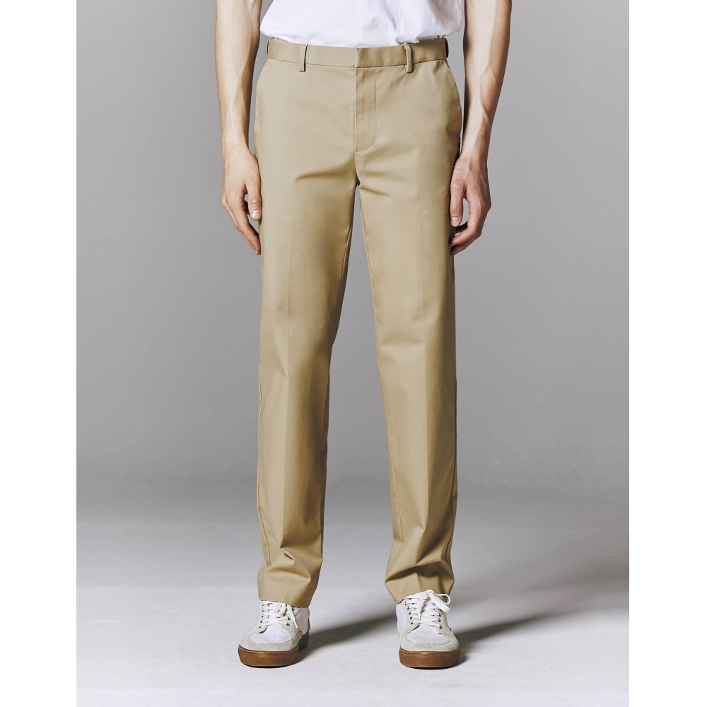 GIORDANO 113901 MWテーパード隠しバンディングリンクルフリーパンツ_4color