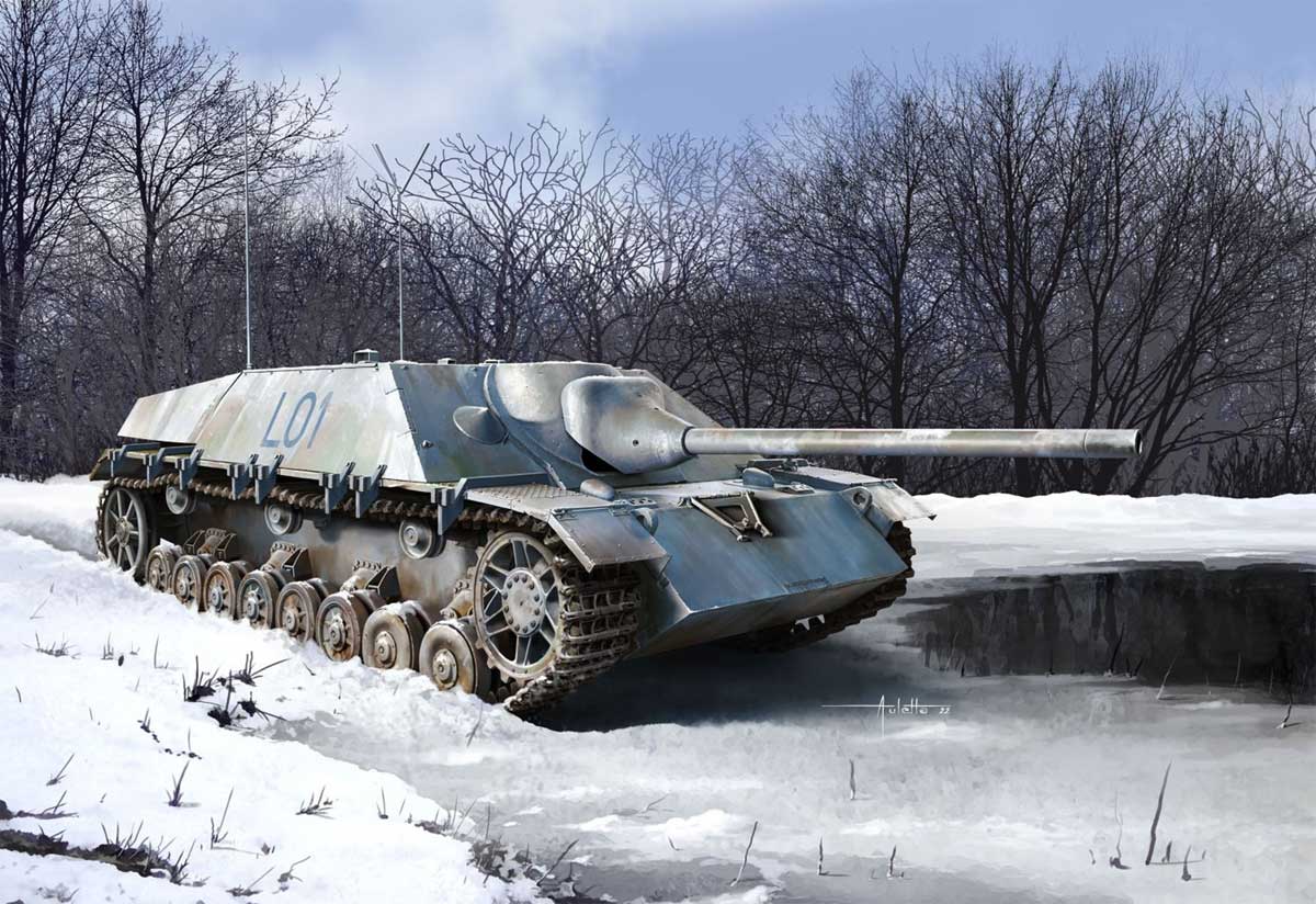 ドラゴンモデル 1/35 WW.II ドイツ軍 IV号駆逐戦車L/70(V) 指揮車タイプ 1944年10月生産型 マジックトラック付属【DR6978】 プラモデル DR6978 IVゴウクチク L/その他