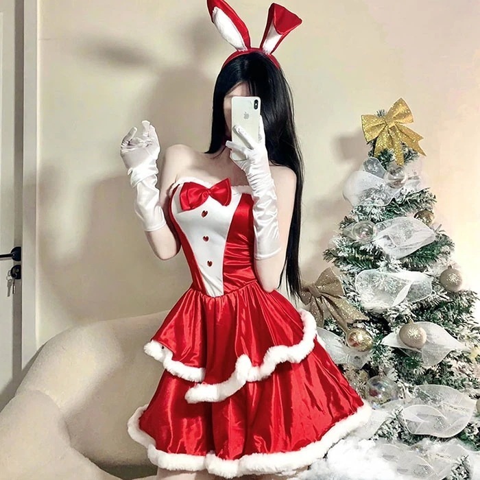 【急速出荷!】4点セット ハロウィン 仮装 バニー コスプレ衣装 バニー コスム うさ耳カシャ ウサギ うさぎ 兎 コスプレ 可愛い ミニスカート セクシー チュチュスカート レース 上着 大人