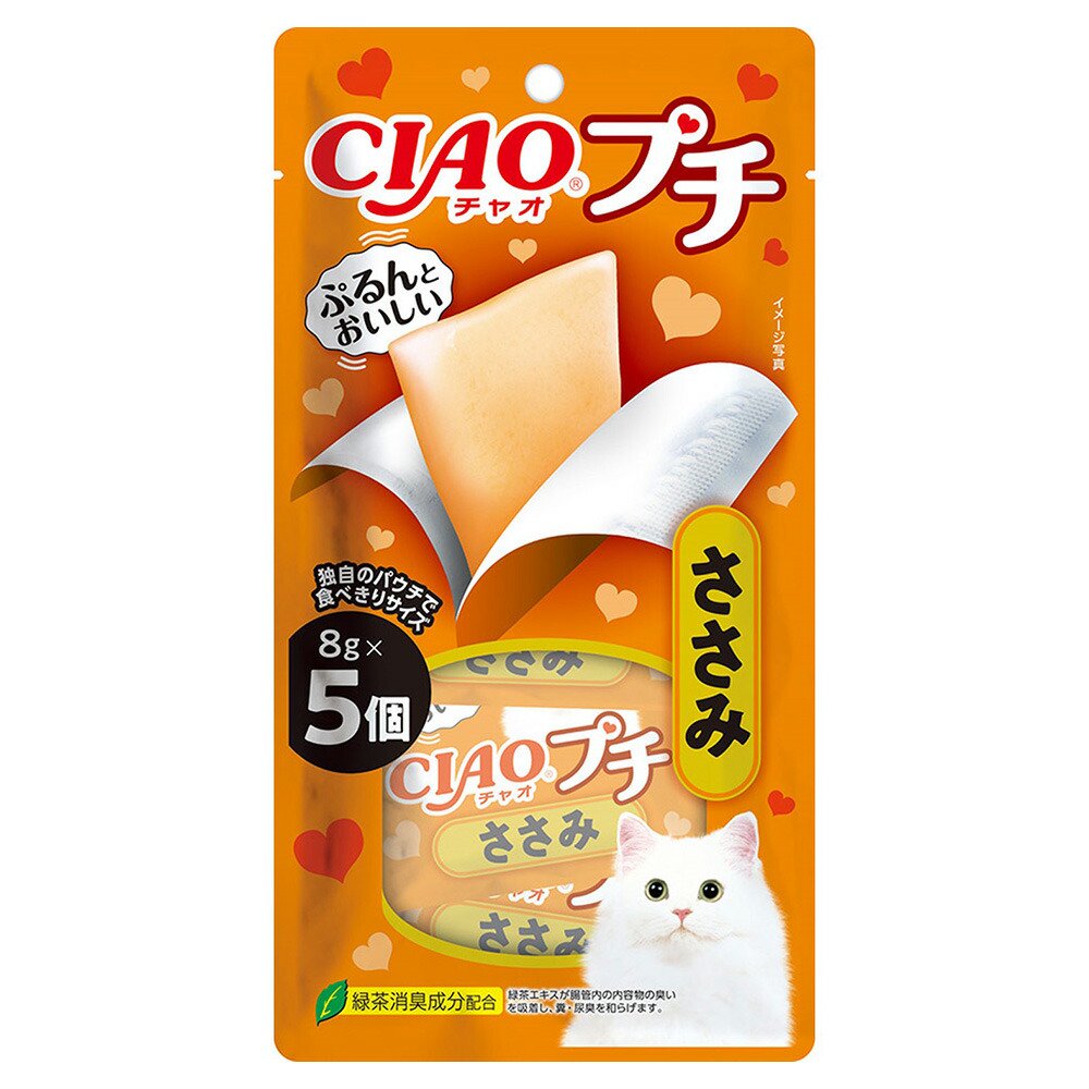 いなば　ＣＩＡＯプチ　ささみ　８ｇX５個X４８　ＣＲＣ35―25―90―10―00