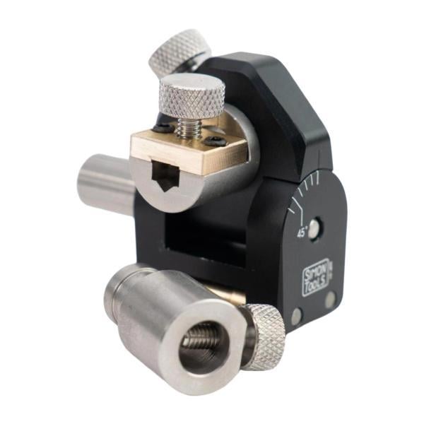 ナイフシャープナー治具研磨ガイド固定角度コンパクト固定具ダブルホール