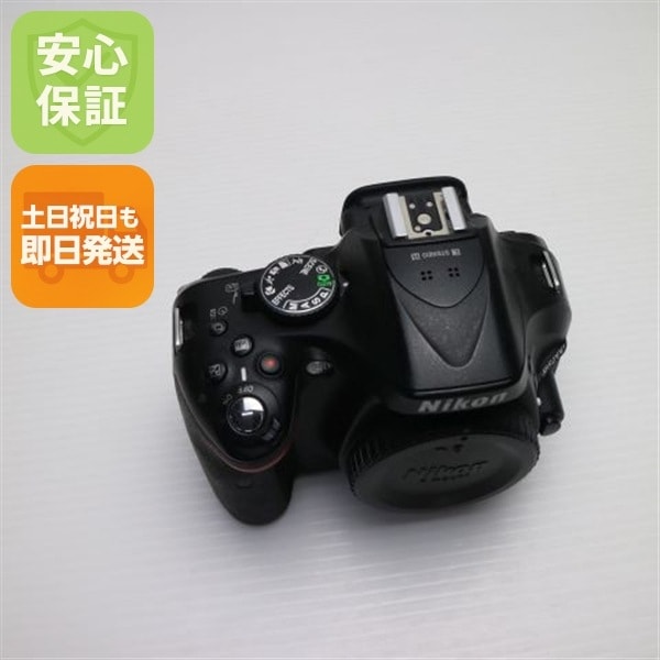 超美品 Nikon D5200 ブラック ボディ デジ1 Nikon 93