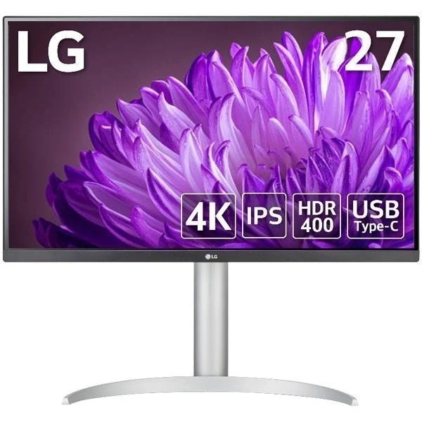 LGエレクトロニクス 27BP85UN-W 液晶ディスプレイ PCモニター 27型 ワイド 4K