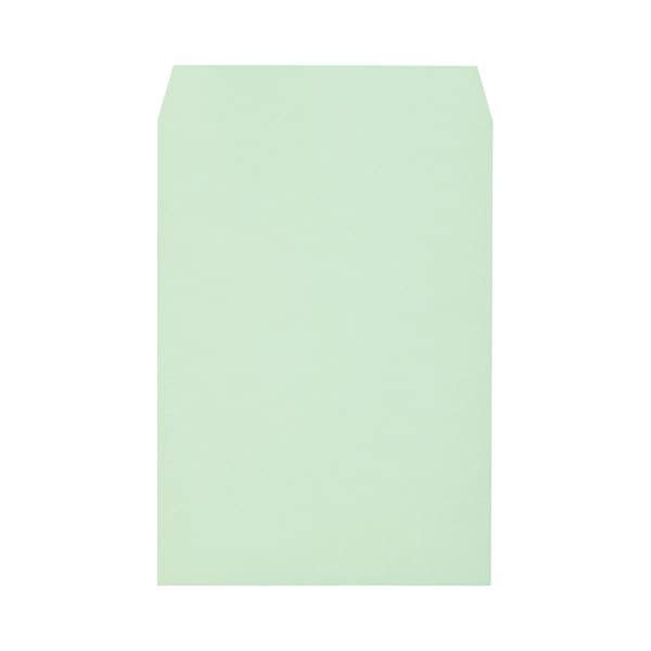 （まとめ） キングコーポレーション ワンタッチテープ付ソフトカラー封筒 角2 100g／m2 グリーン K2S100GEQ50 1パック（50枚） 10セット