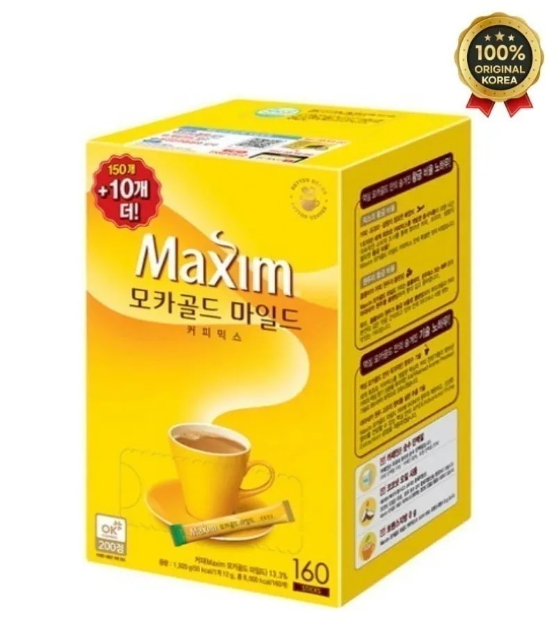 [正品]韓国のコーヒーミックス世界の人々が感動した味モカゴールドマイルド最高です 12g 160つ