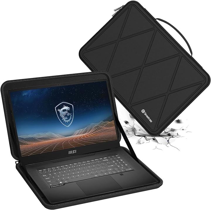 ハードEVA保護スリーブケース 17.3インチ MSI CreatorPro X17 /CreatorPro Titan( Black, For MSI 17.3インチ（M135）)