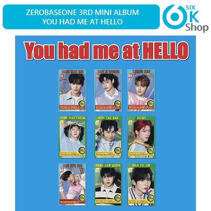 POCAALBUM (ZEROSE ver.) ランダム5枚 ZEROBASEONE ミニ3集アルバム You had me at HELLO チャート反映 当店特典 ZB1 ゼベワン