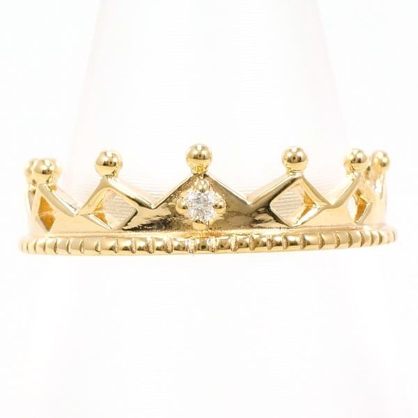 ノジェス K10YG リング 指輪 3号 ダイヤ 総重量約1.0g ジュエリー 中古