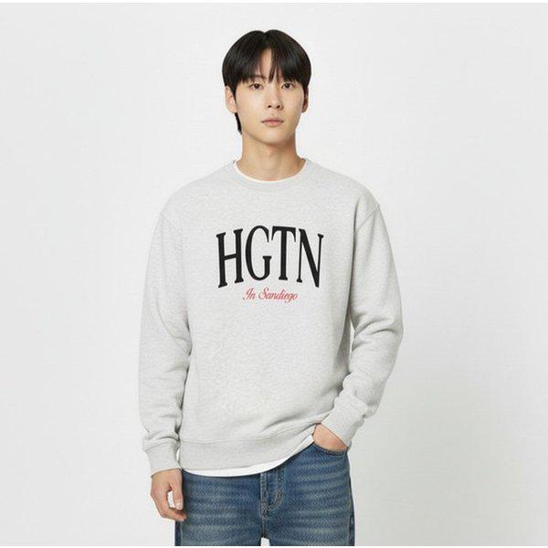 [モダインチョン] 10560-031-203-07-101 アーチレタリング トレーナー_メランジベージュ_IC