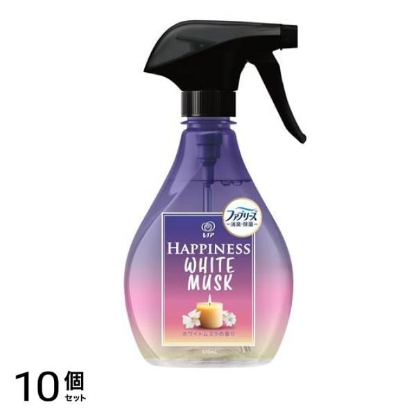 ファブリーズ レノアハピネスミスト ホワイトムスクの香り 本体 370mL 10個セット
