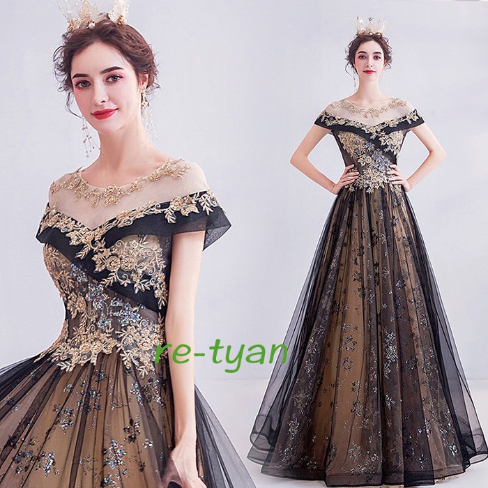 イブニングドレス 花嫁ドレス 結婚式 パーティードレス ブライダル 二次会ドレス ロングドレス キャ