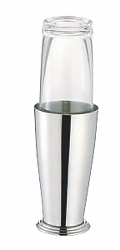 人気アイテム 三宝産業 UK 18-8ボストンシェーカー（ガラス蓋） 700cc ワイン・バー・酒用品