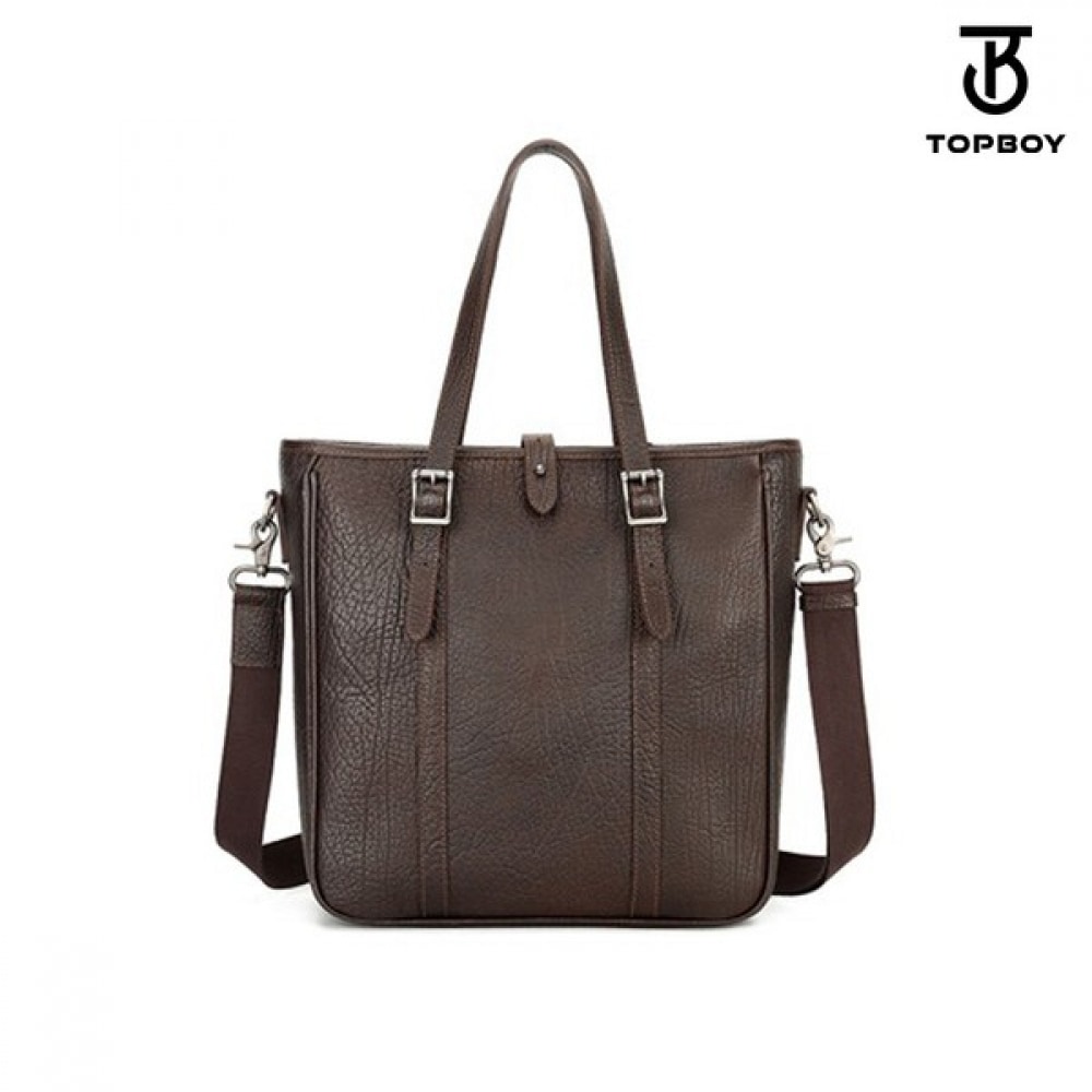 (TOPBOY) ナッパフルグレインレザーハンディクロスボディバッグ (BG372)