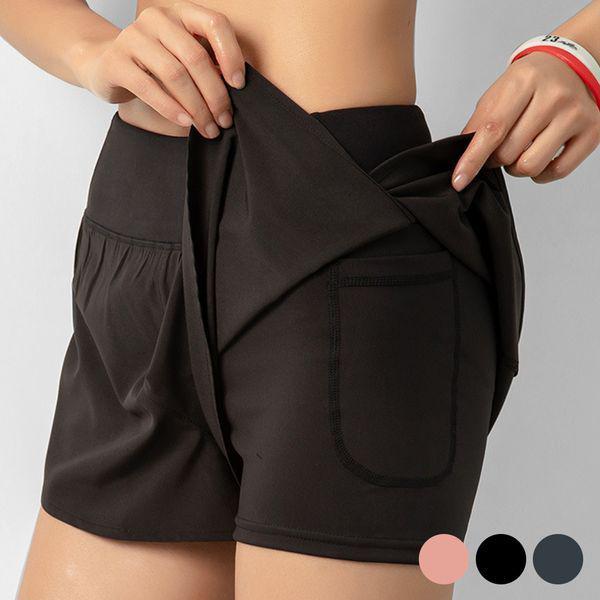 女性用トレーニングランニング隠しポケットバンディングハーフパンツ SDW PTH SURD343_P389043104