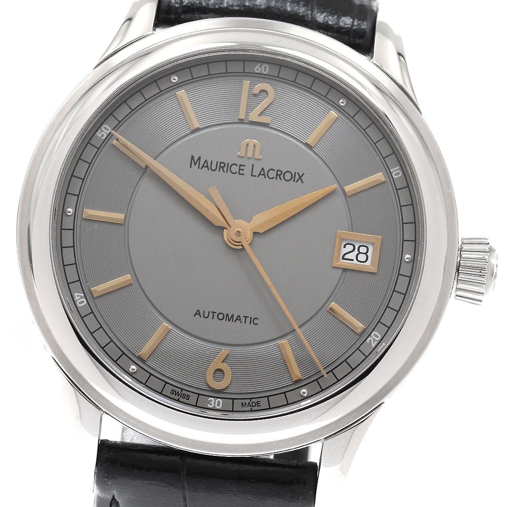 モーリスラクロア MAURICE LACROIX LC6027-SS001-321 レ・クラシック デイト 自動巻き メンズ 極美品 _935345【中古】
