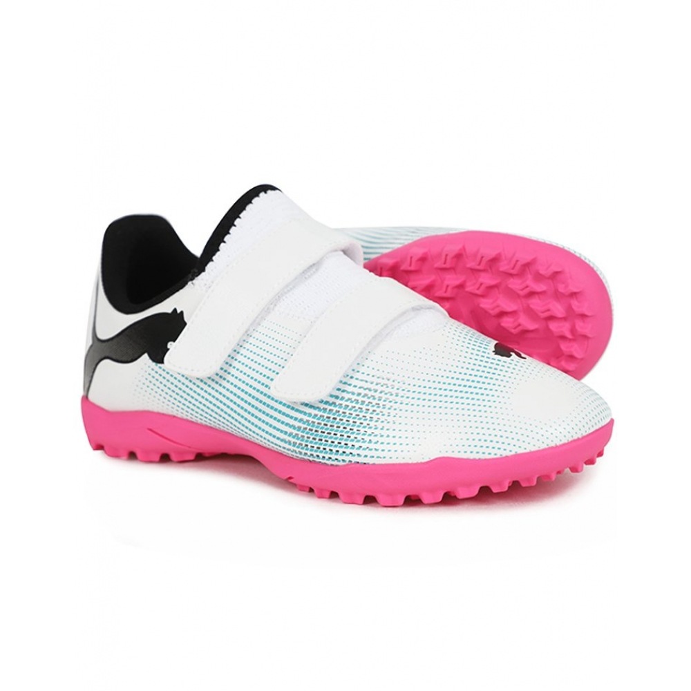 Puma ジュニアサッカーシューズフットサルシューズフューチャー 7 プレイ TT ベルクロ