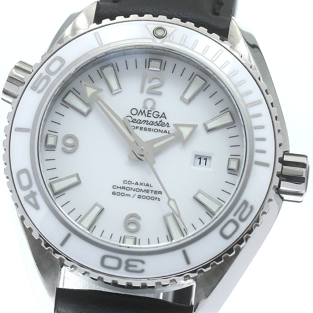 オメガ OMEGA 232.33.38.20.04.001 シーマスター プラネットオーシャン デイト 自動巻き レディース 良品 保証書付き_862773【中古】